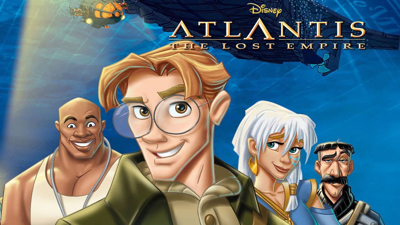 Atlantis: The Lost Empire — backdrops with title 2