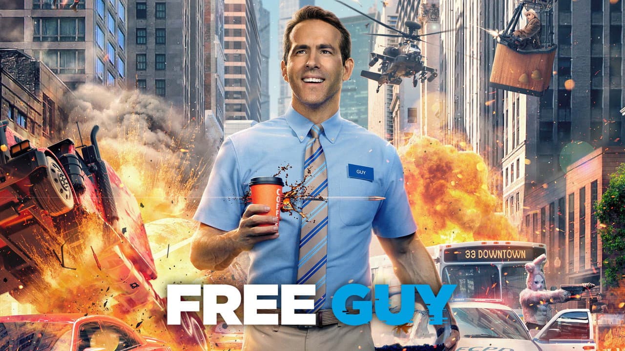 Free Guy — backdrops with title 2
