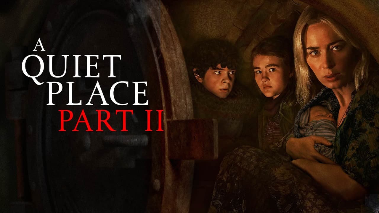 A Quiet Place Part II — backdrops with title 2