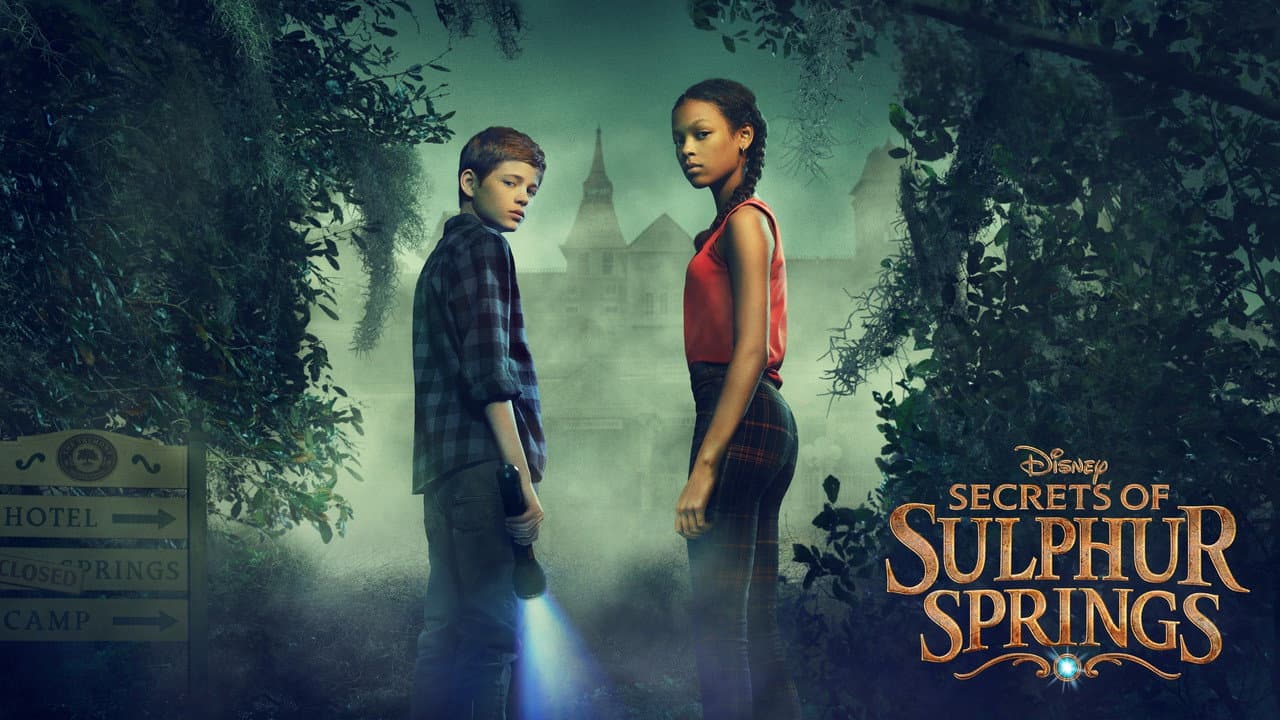 Secrets of Sulphur Springs — backdrops with title 2