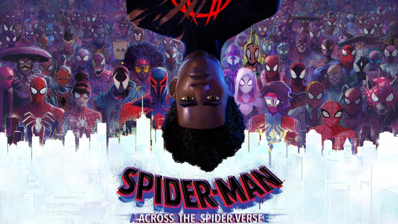 Spider-Man: Across the Spider-Verse — backdrops with title 2