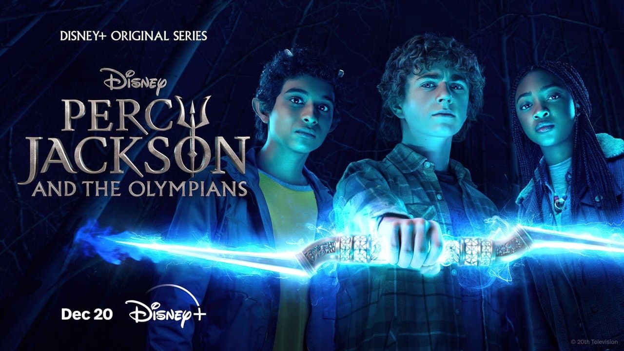 Percy Jackson and the Olympians — backdrops with title 3