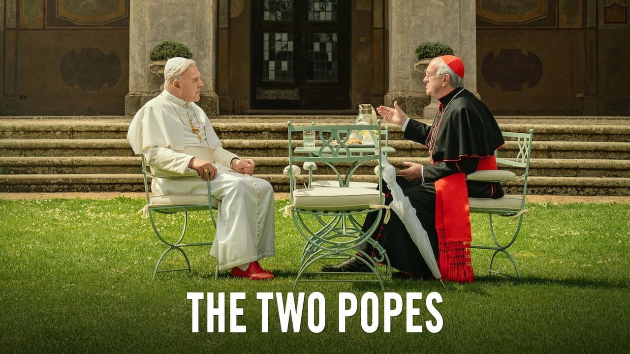 The Two Popes — backdrops with title 1