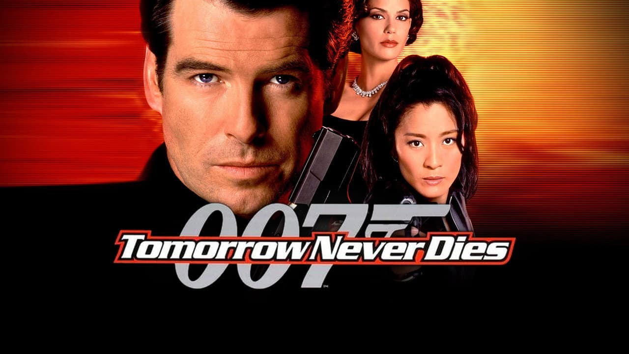 Tomorrow Never Dies — backdrops with title 4