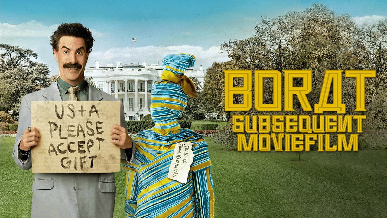 Borat Subsequent Moviefilm: Delivery of Prodigious Bribe to American Regime for Make Benefit Once Glorious Nation of Kazakhstan — backdrops with title 3