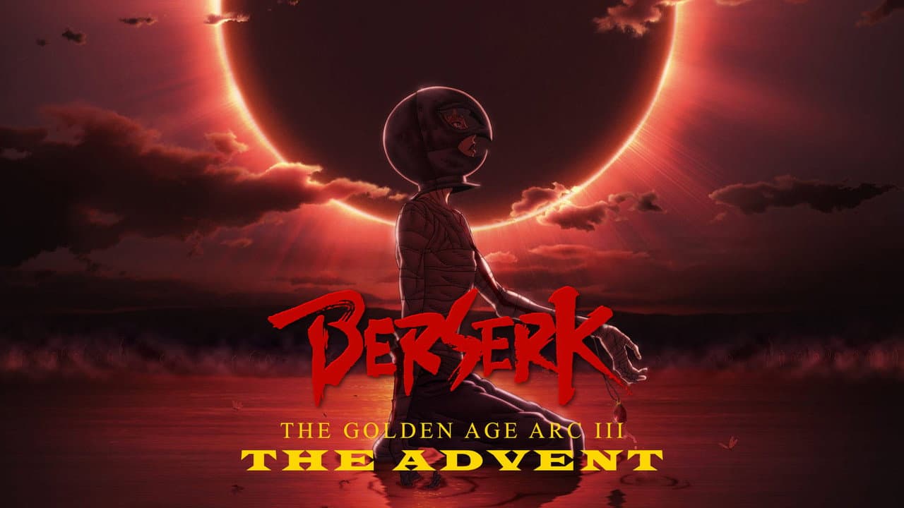 Berserk: The Golden Age Arc III - The Advent — backdrops with title 1