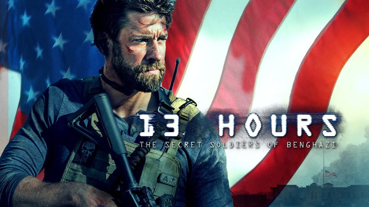 13 Hours: The Secret Soldiers of Benghazi — backdrops with title 6