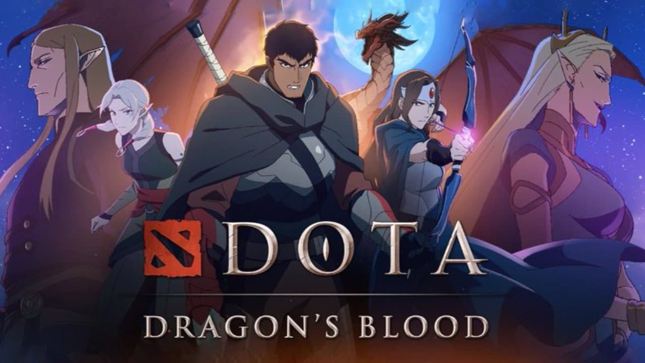 DOTA: Dragon's Blood — backdrops with title 6