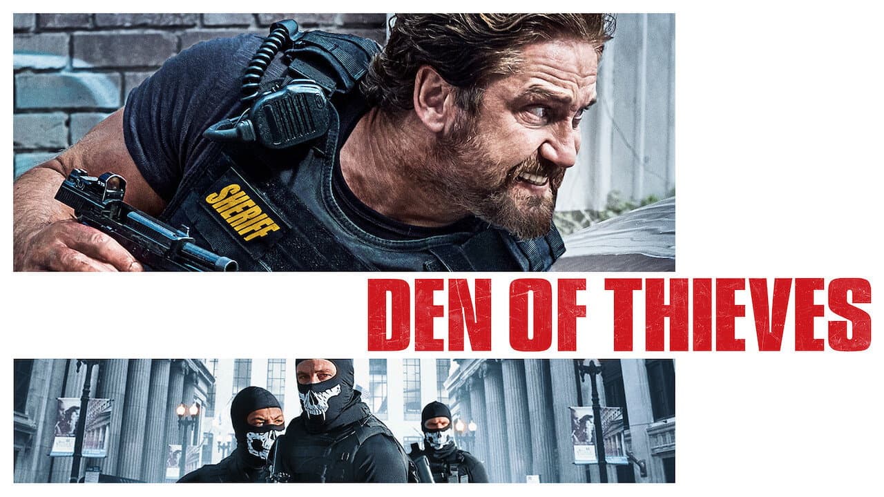 Den of Thieves — backdrops with title 2