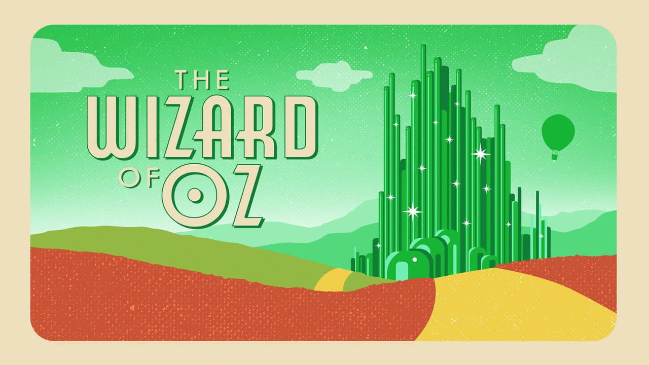 The Wizard of Oz — backdrops with title 4