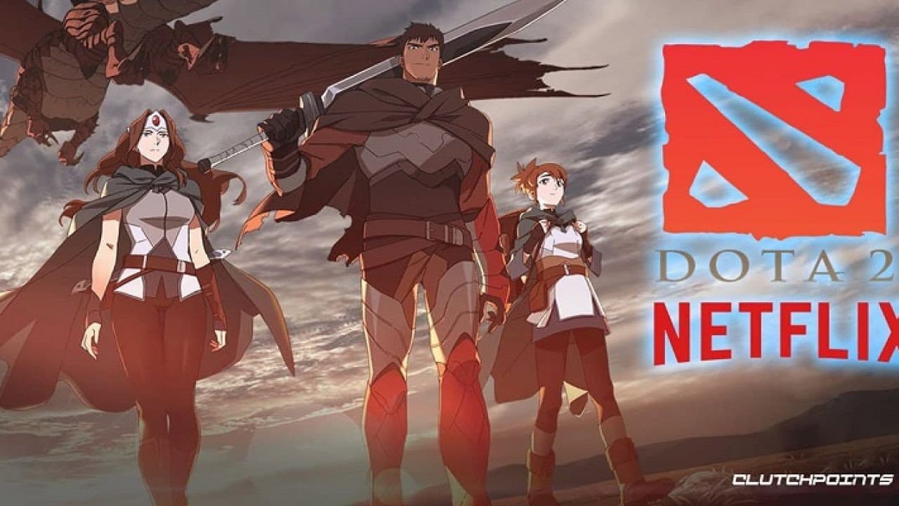 DOTA: Dragon's Blood — backdrops with title 2