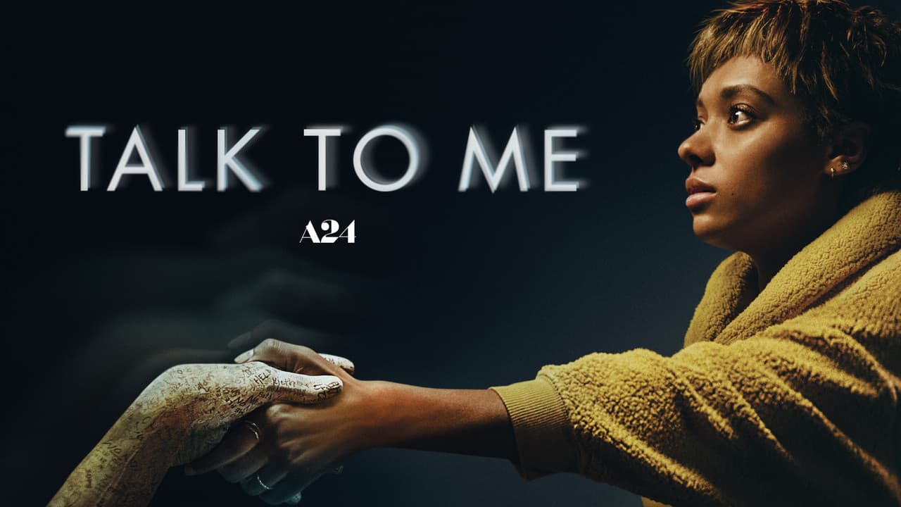 Talk to Me — backdrops with title 2