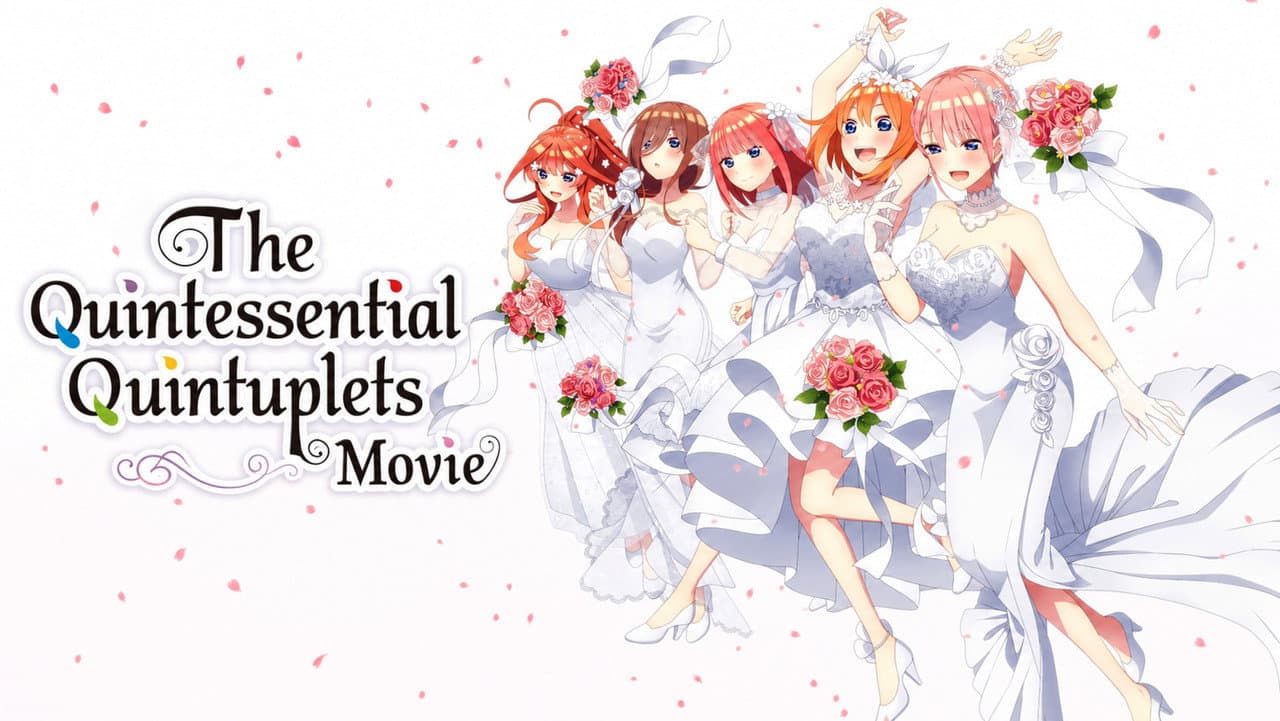 The Quintessential Quintuplets Movie — backdrops with title 2