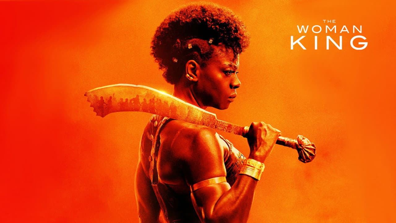 The Woman King — backdrops with title 5