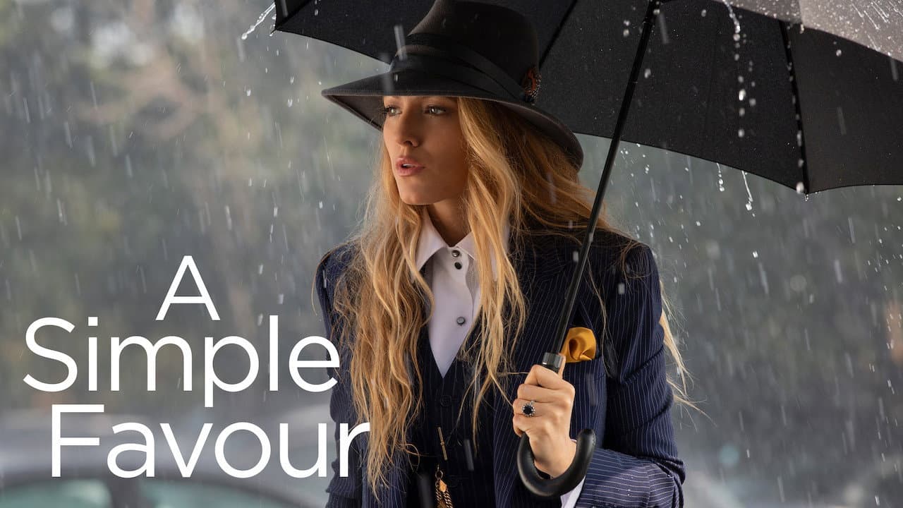 A Simple Favor — backdrops with title 6
