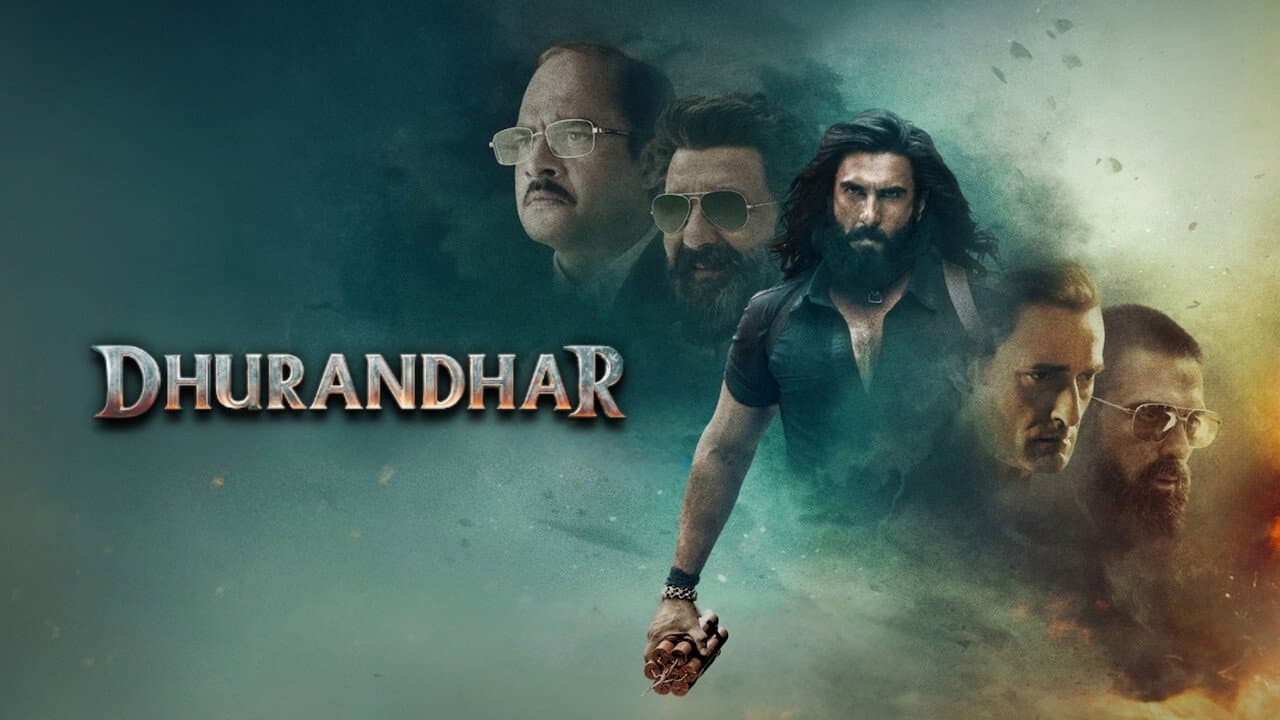 Dhurandhar — backdrops with title 4