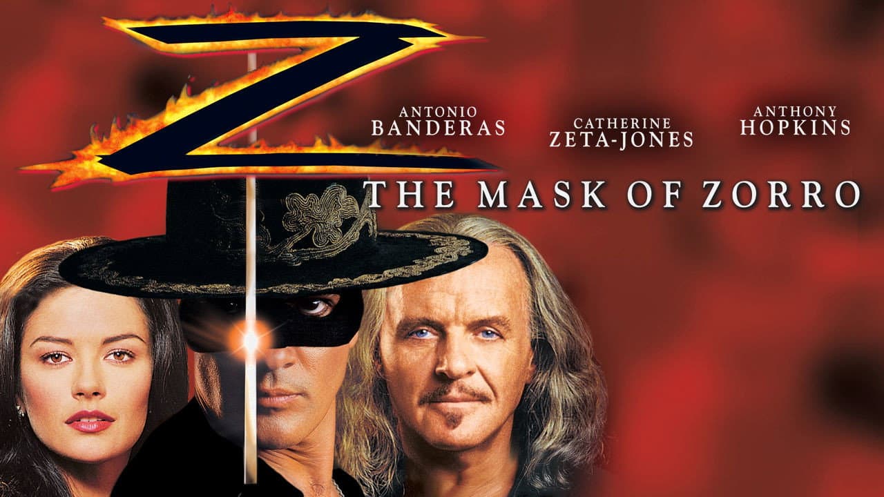 The Mask of Zorro — backdrops with title 1