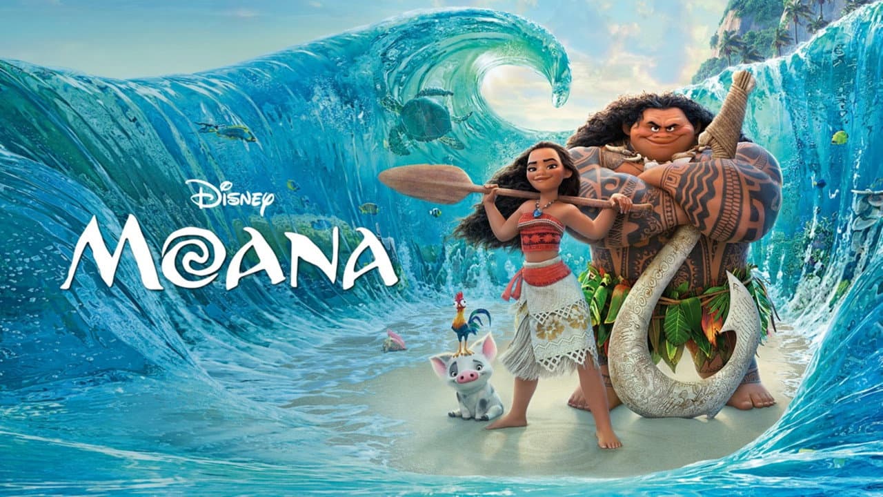 Moana — backdrops with title 2