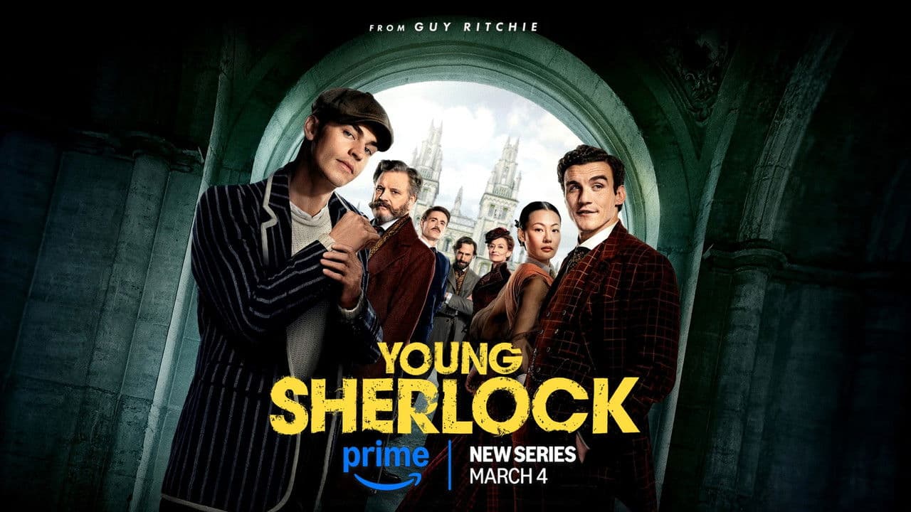 Young Sherlock — backdrops with title 4