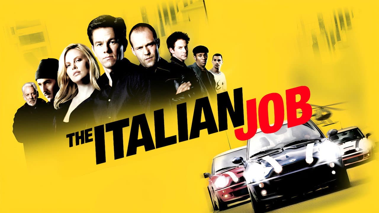 The Italian Job — backdrops with title 8