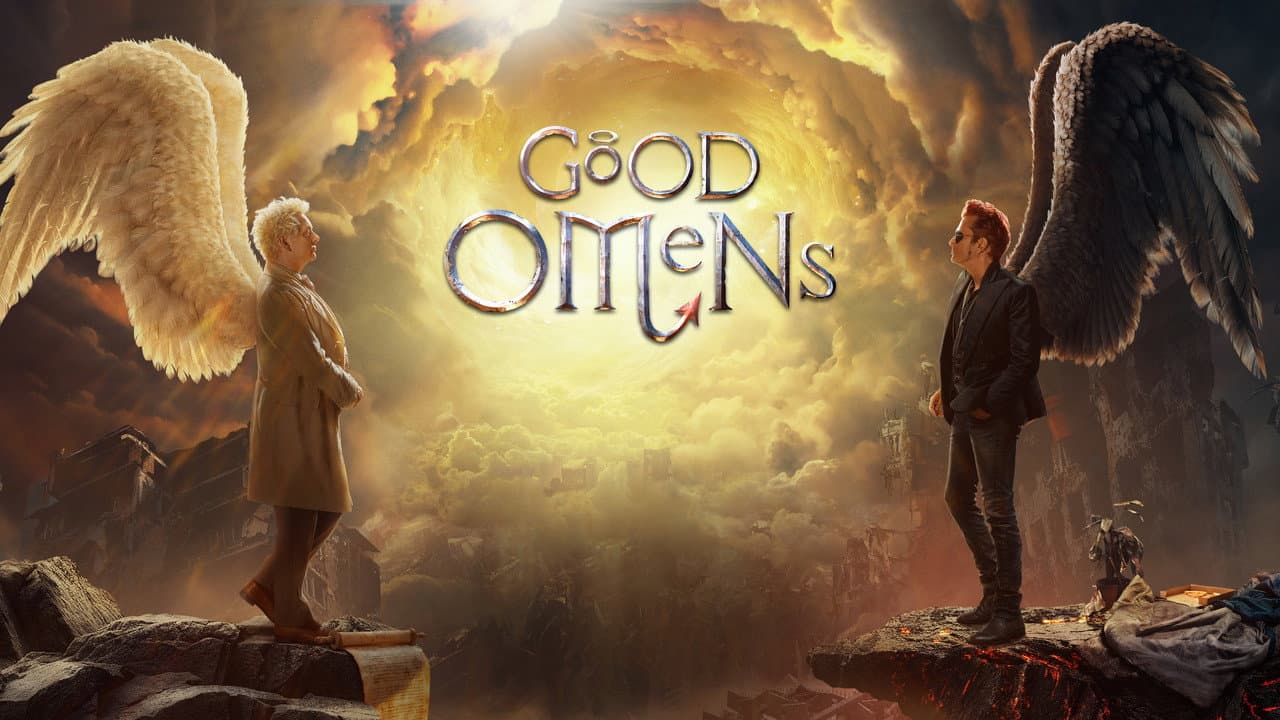 Good Omens — backdrops with title 2