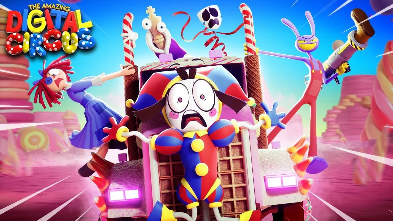 The Amazing Digital Circus — backdrops with title 7