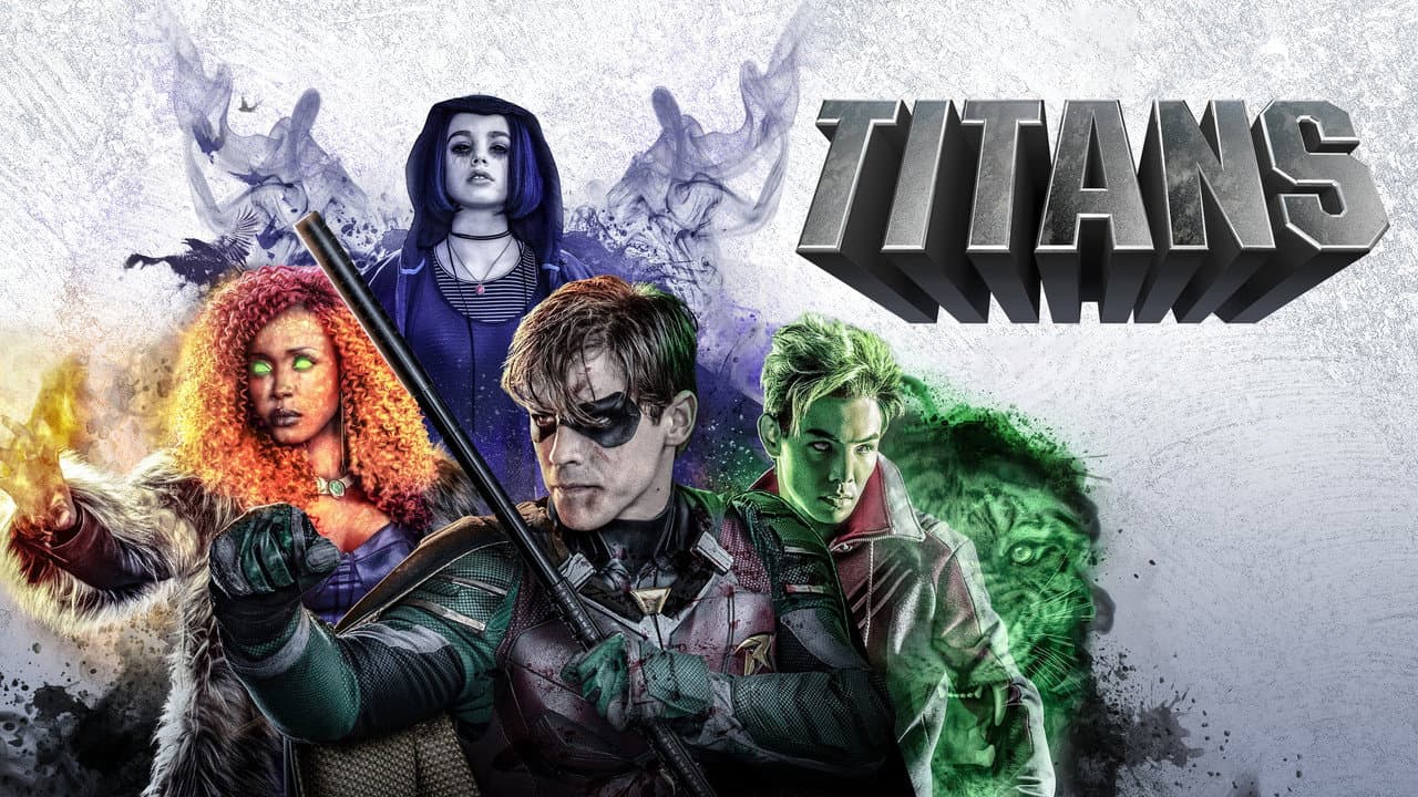 Titans — backdrops with title 3