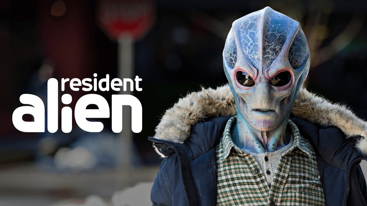 Resident Alien — backdrops with title 5