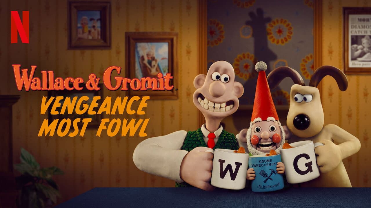 Wallace & Gromit: Vengeance Most Fowl — backdrops with title 2