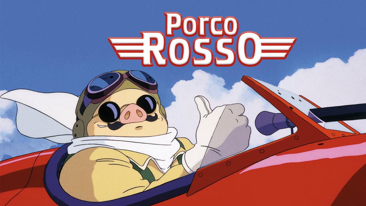 Porco Rosso — backdrops with title 2