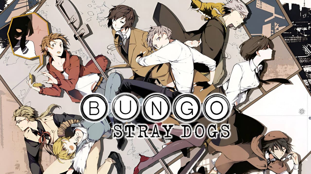 Bungo Stray Dogs — backdrops with title 2