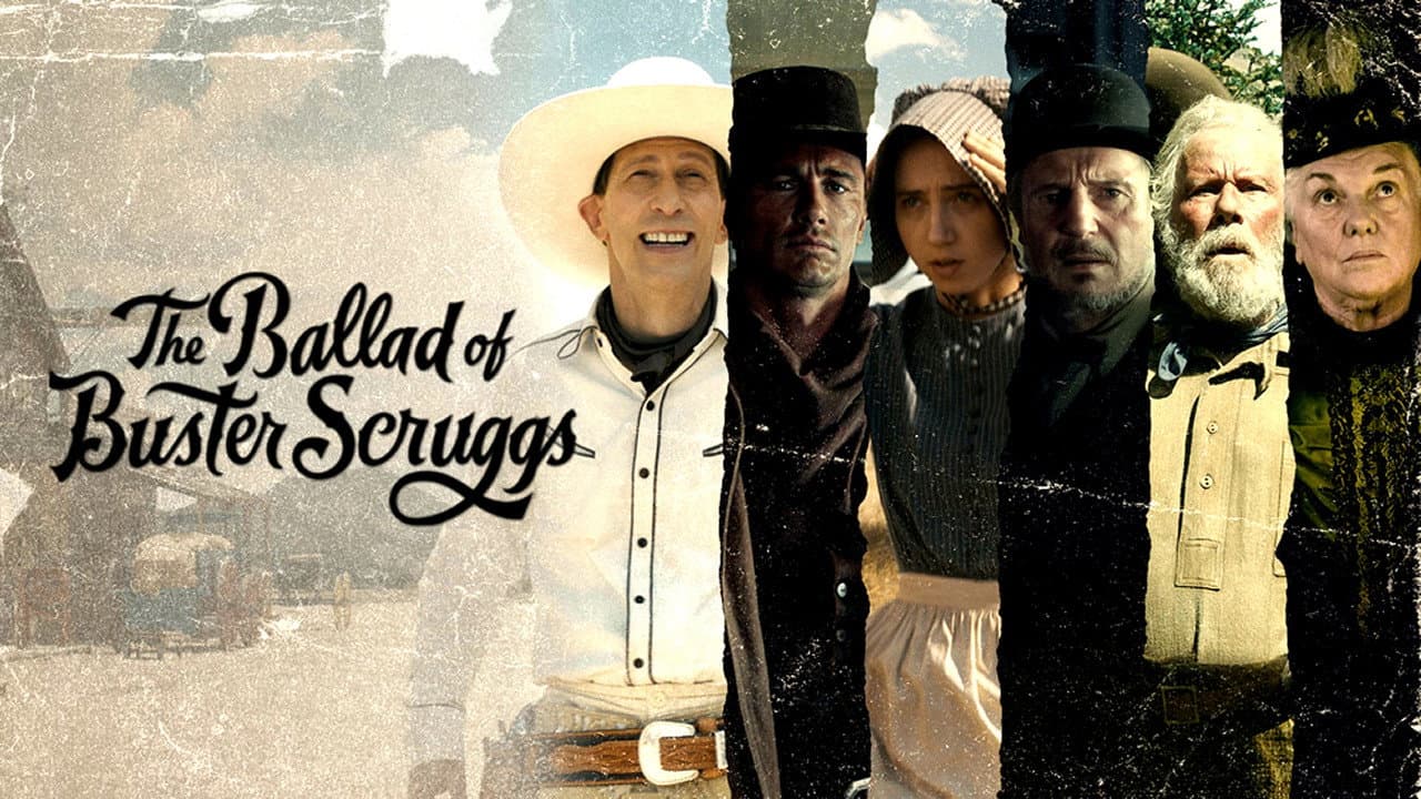 The Ballad of Buster Scruggs — backdrops with title 2