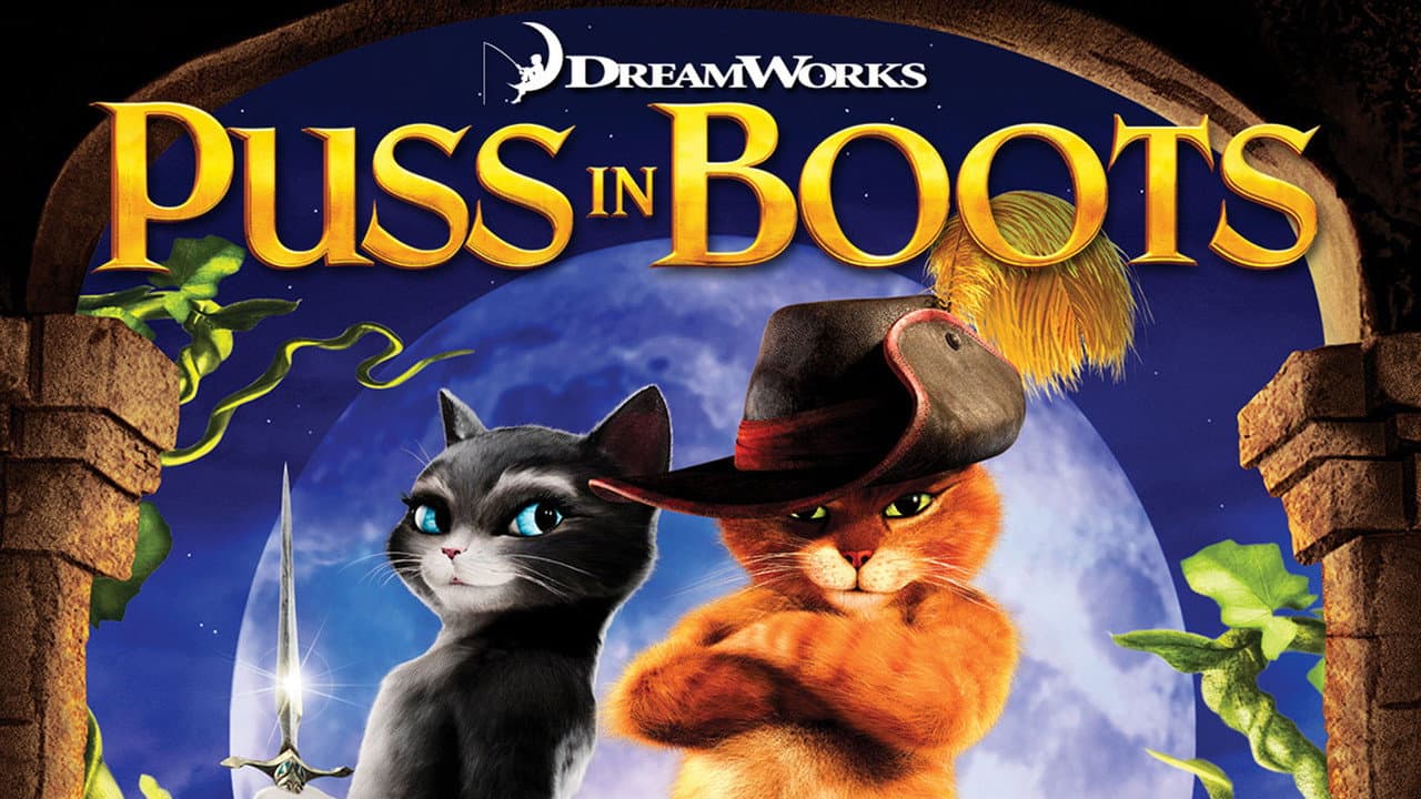 Puss in Boots — backdrops with title 4