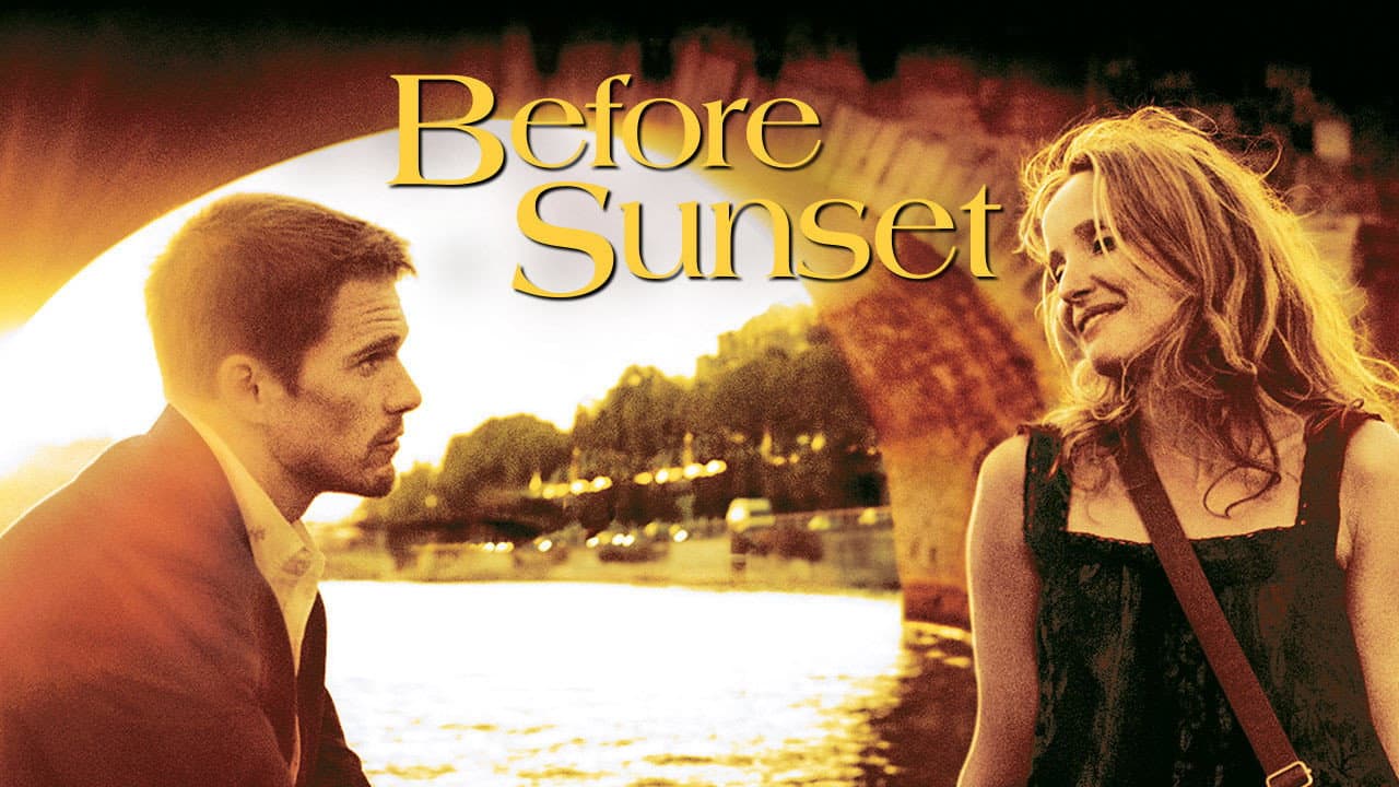 Before Sunset — backdrops with title 2