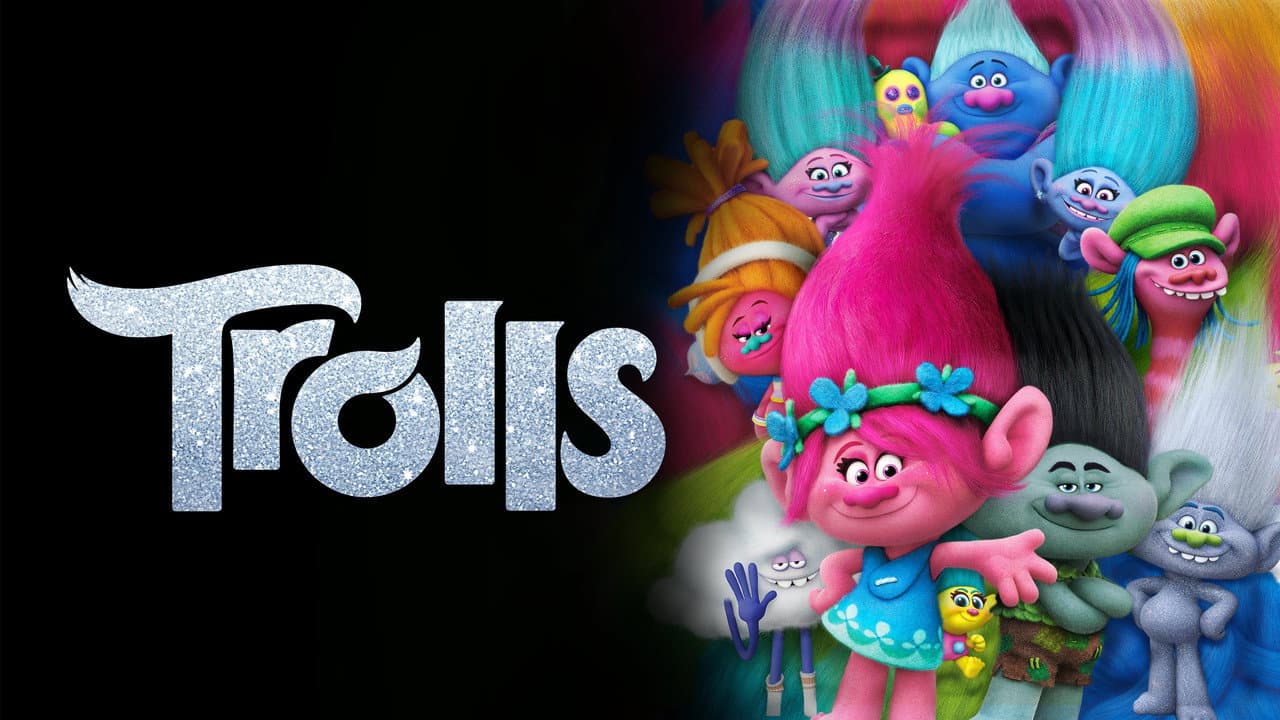 Trolls — backdrops with title 6