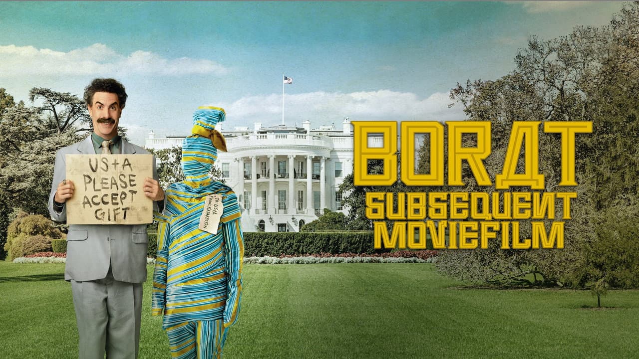 Borat Subsequent Moviefilm: Delivery of Prodigious Bribe to American Regime for Make Benefit Once Glorious Nation of Kazakhstan — backdrops with title 2