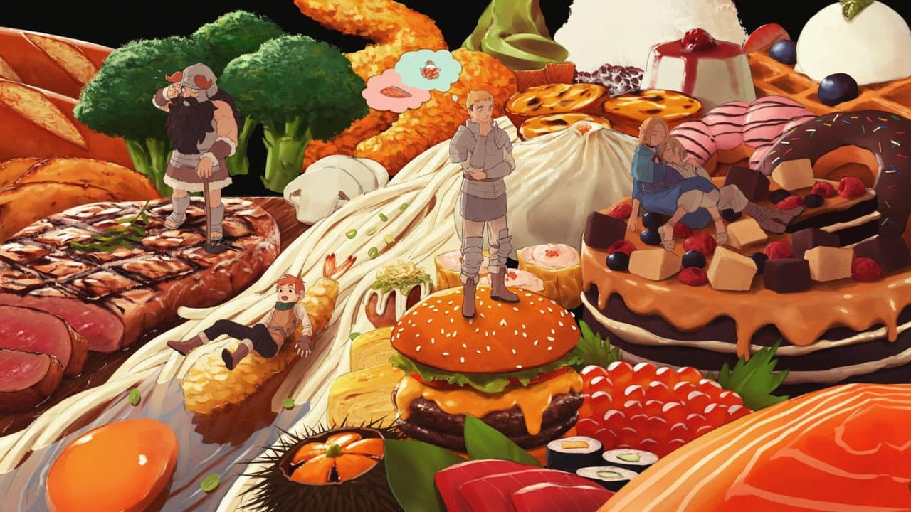 Delicious in Dungeon — backdrops 3