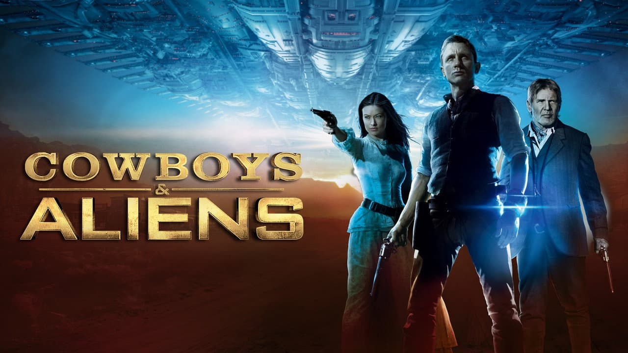 Cowboys & Aliens — backdrops with title 5