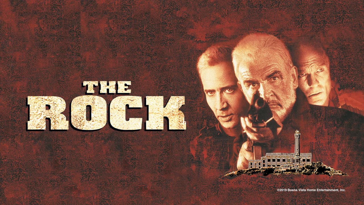 The Rock — backdrops with title 2