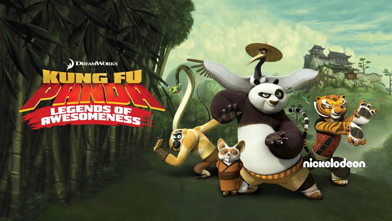 Kung Fu Panda: Legends of Awesomeness — backdrops with title 1