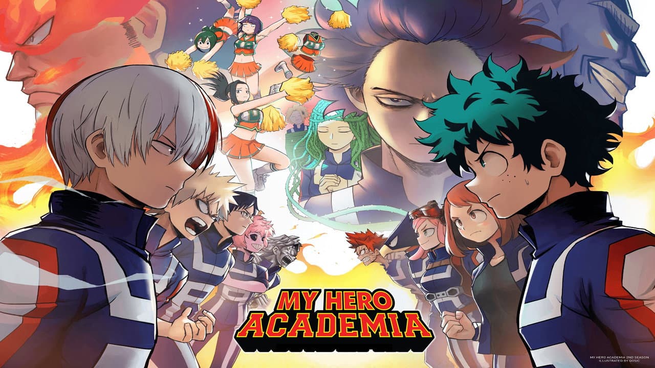 My Hero Academia — backdrops with title 6