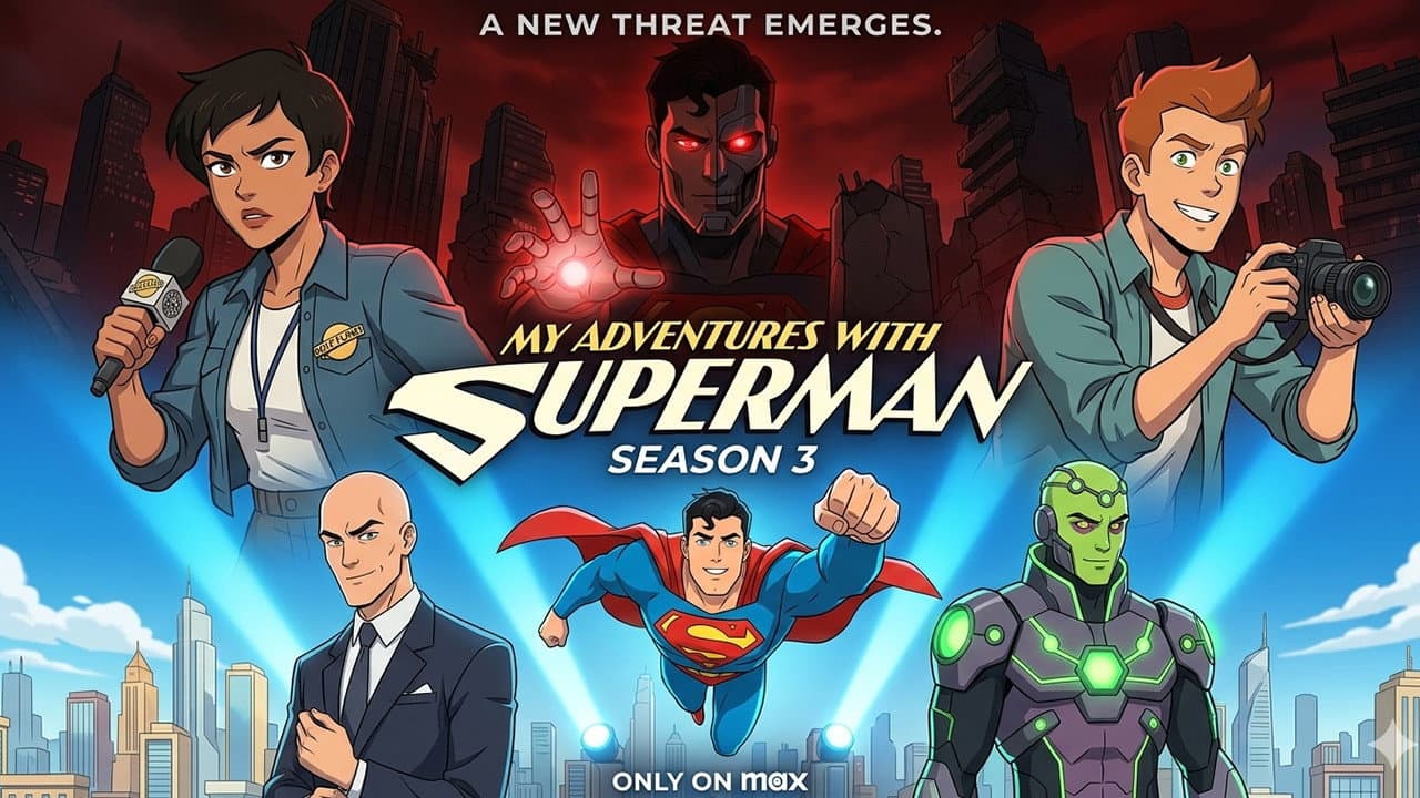 My Adventures with Superman — backdrops with title 7