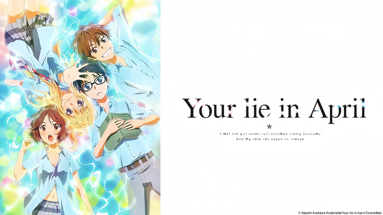 Your Lie in April — backdrops with title 3
