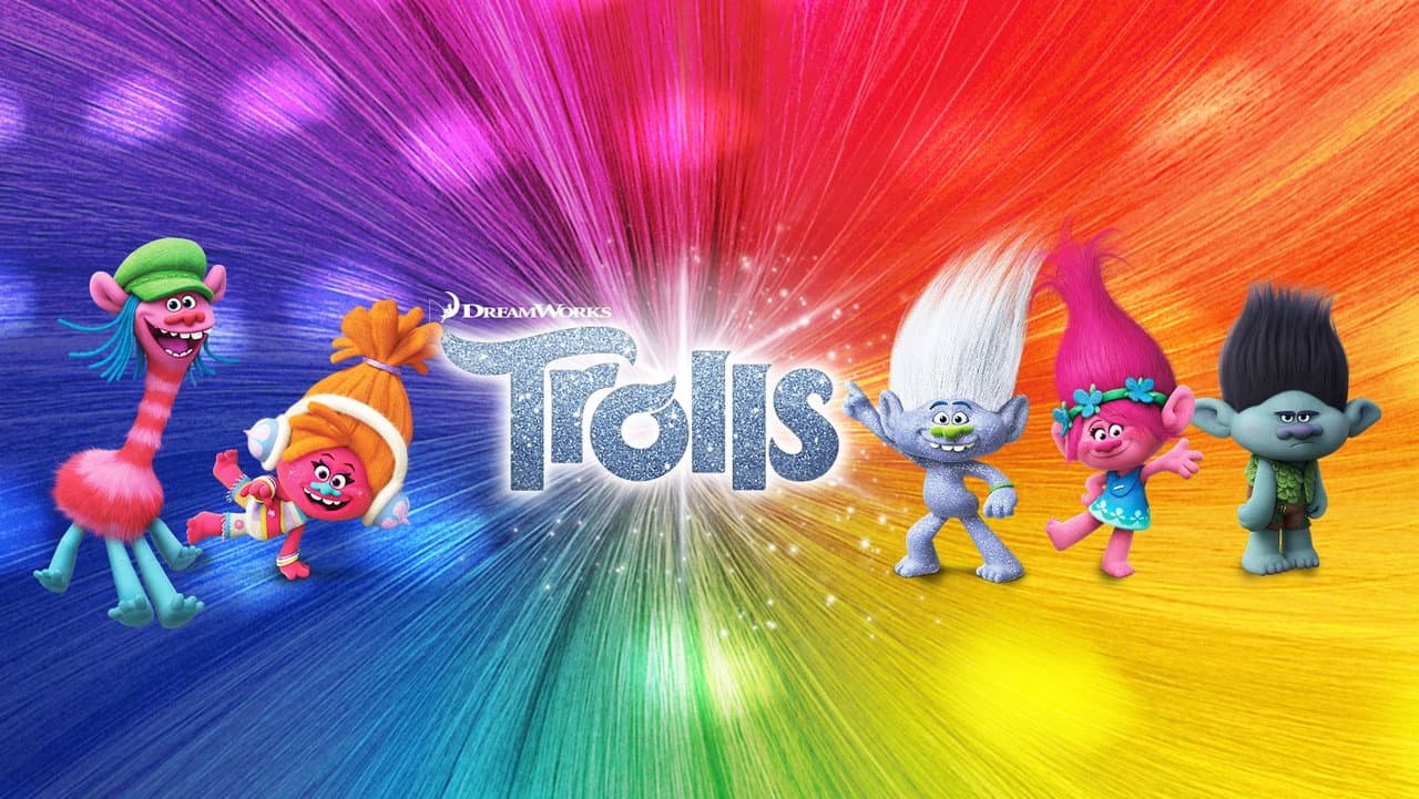 Trolls — backdrops with title 1