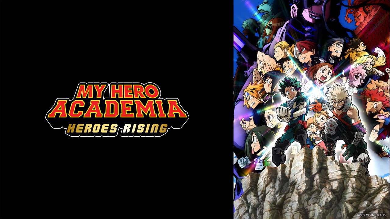 My Hero Academia: Heroes Rising — backdrops with title 1