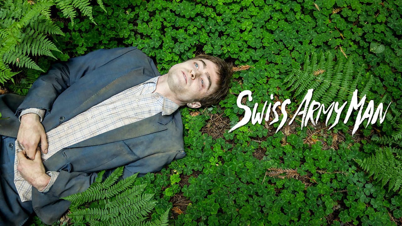 Swiss Army Man — backdrops with title 1
