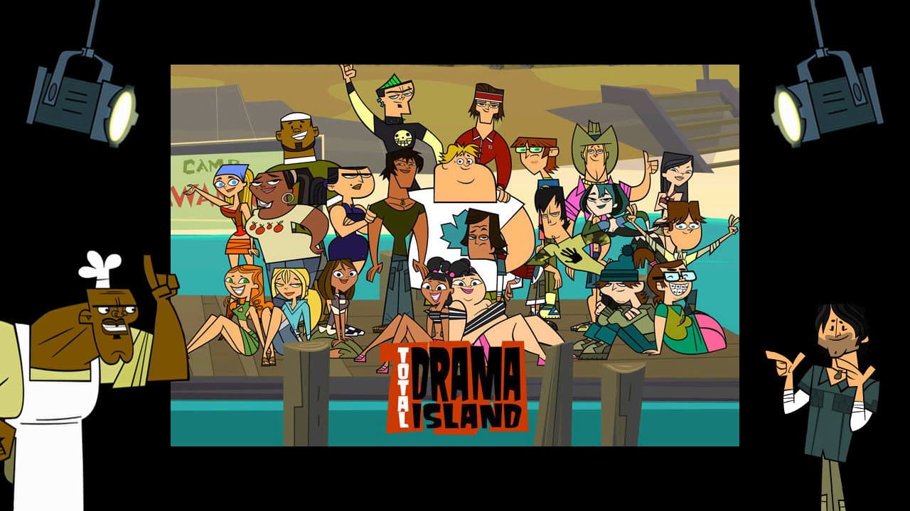 Total Drama Island — backdrops with title 1