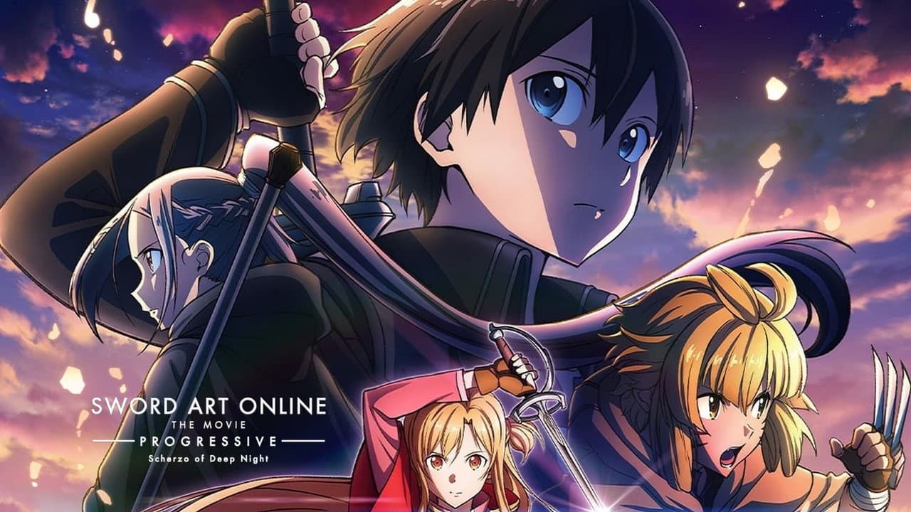 Sword Art Online the Movie – Progressive – Scherzo of Deep Night — backdrops with title 1