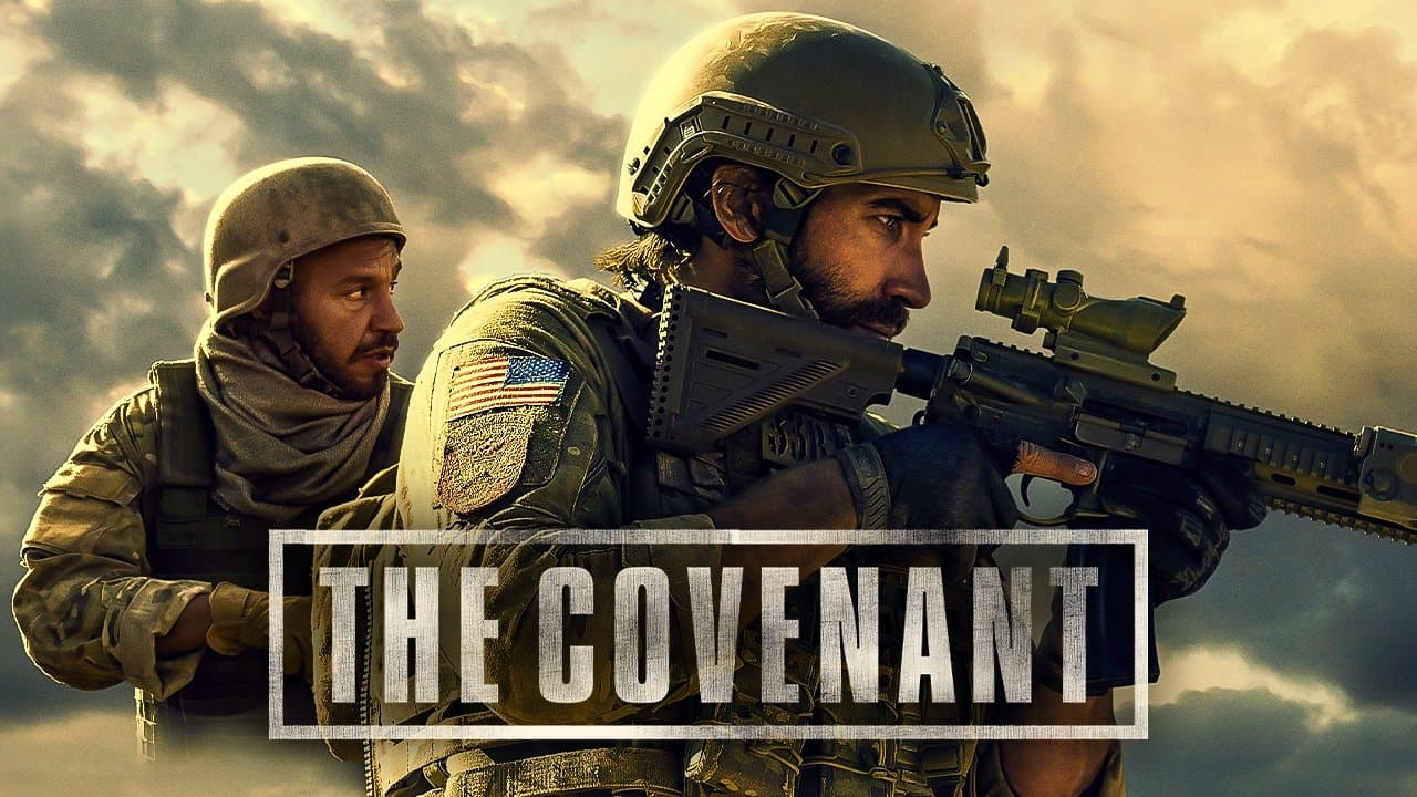 Guy Ritchie's The Covenant — backdrops with title 1