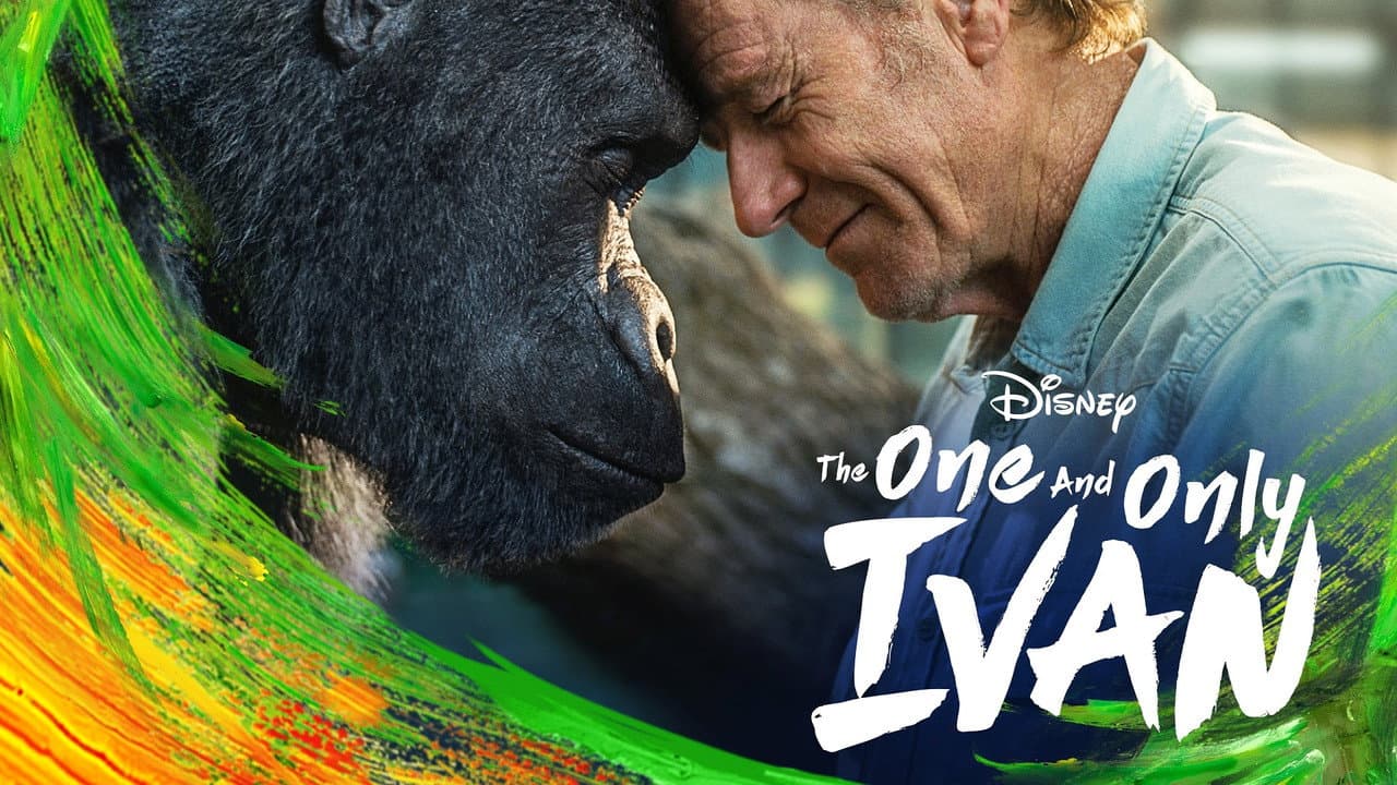 The One and Only Ivan — backdrops with title 2